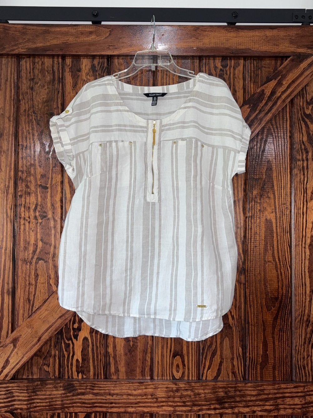 Women’s Ellen Tracy Linen Blouse